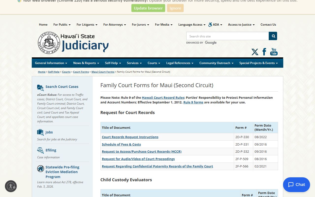 kihei dissolution of marriage second circuit family court maui forms