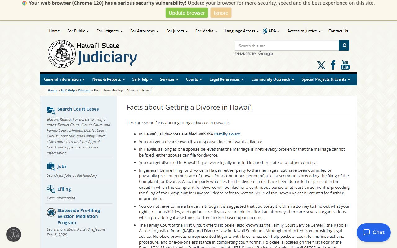 schofield barracks dissolution of marriage information for military personnel